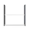 Módulo Nicho Metal 68x70x33cm 2 Prateleiras Cozinha Modulada Robel Branco