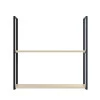 Módulo Nicho Metal 68x70x33cm 2 Prateleiras Cozinha Modulada Robel Fendi
