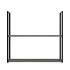 Módulo Nicho Metal 68x80x33cm 2 Prateleiras Cozinha Modulada Robel Salvia