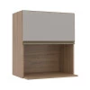 Módulo Armário Aéreo Nicho Micro-Ondas 68x60 100% MDF Cozinha Modulada Gold Robel Hanover/Fendi