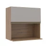 Módulo Armário Aéreo Nicho Micro-Omdas 68x70 100% MDF Cozinha Modulada Gold Robel Hanover/Fendi