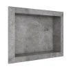 Nicho Para Banheiro 40x30X10 Porcelanato Polido Diamante Cozimax Cinza