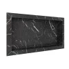 Nicho Para Banheiro 60x30x10 Porcelanato Polido Diamante Cozimax Preto