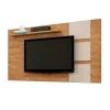 Painel Para TV 55 Polegadas Grécia 1.8 Lukaliam Amêndoa/Off White