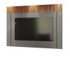Painel Para TV 70 Polegadas Sagary 1.8 EAX Móveis Cinza/Tauari Ripado