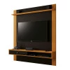 Painel Suspenso Para TV 55 Pol 1.5 Adapt EAX Móveis Preto/Cedro