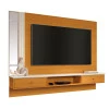 Painel Para TV 55 Polegadas 160cm Espelho Look EAX Móveis Cedro/Off White