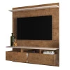 Painel Para TV Até 55 Pol Imola 1.36 Lukaliam Canela/Off White