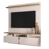 Painel Para TV Até 55 Pol Imola 1.36 Lukaliam Off White/Canela