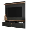 Painel Para TV Até 55 Pol Imola 1.36 Lukaliam Preto/Canela