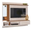 Painel Para TV Até 60 Pol Inovare 1.8 Lukaliam Off White/Canela