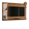 Painel Para TV Até 50 Pol Invictus 1.6 Lukaliam Canela/Off White