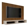 Painel Para TV 55 Polegadas 5006 JB Bechara Caramelo/Pérola
