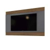 Painel Para TV até 55 Polegadas Merlot 135 EDN Grafite/Naturale