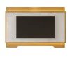 Painel Para TV 75 Polegadas Com LED 2.1 Koly EAX Móveis Tauari/Off White