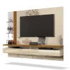 Painel Para TV até 60 Polegadas Murano EDN Off White/Cedro