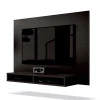 Painel Pequeno Para TV 43 Polegadas 120cm Fox EDN Preto