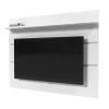 Painel Para TV 65 Polegadas 160cm Prism 1.6 Patrimar Branco