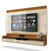 Painel Suspenso Para TV até 60 Pol Savoy 1.6 EDN Off White/Cedro Naturale