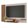 Painel Para TV Até 50 Pol Star 1.36 Lukaliam Off White/Canela