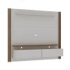Painel Para TV Até 65 Polegadas Toronto 1.8 Gelius Off White/Madeirado