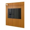 Painel Ripado Para TV 75 Polegadas 180cm Clean 1.8 EDN Cedro