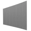 Placa Painel Ripado Nobre 350cm x 250cm Gelius Cinza