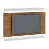 Painel Para TV 50 Polegadas Com Led Classic 1.4 Imcal Freijó/Off White