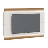 Painel Para TV 50 Polegadas Com Led Classic 1.4 Imcal Off White/Freijó