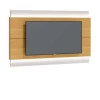 Painel Para TV 65 Polegadas Com Led Classic 1.8 Imcal Nature/Off White