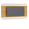 Painel Para TV 75 Polegadas Com Led Classic 2.2 Imcal Nature/Off White