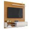 Painel Para TV 55 Polegadas 160cm Dali Lukaliam Tauari/Off White Perolizado