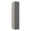 Módulo Paneleiro 40cm 2 Portas 100% MDF Cozinha Modulada Gold Robel Fendi/Cinza