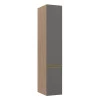 Módulo Paneleiro 40cm 2 Portas 100% MDF Cozinha Modulada Gold Robel Hanover/Cinza