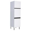 Paneleiro De Aço 60x214 Cozinha Gaia Cozimax Branco
