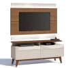 Rack com Painel Para TV Classic Mais 2G 1.4 Com LED Imcal Freijo/Off White