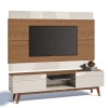 Rack com Painel Para TV Classic 2G 1.8 Imcal Freijo/Off White