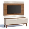 Rack com Painel Para TV Classic 2G 1.4 Imcal Freijo/Off White