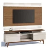 Rack com Painel Para TV Classic Mais 2G 1.8 Com LED Imcal Freijo/Off White
