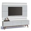 Rack com Painel Para TV Classic 3G 1.8 Com LED Imcal Branco