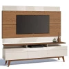 Rack com Painel Para TV Classic 3G Mais 2.2 Imcal Freijo/Off White
