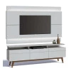 Rack com Painel Para TV Classic Mais 3G 1.8 Com LED Imcal Branco