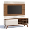 Rack com Painel Para TV Classic AD 1.4 Imcal Freijo/Off White