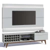 Rack com Painel Para TV Classic AD 1.8 Com LED Imcal Branco