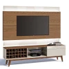 Rack com Painel Para TV Classic AD 1.8 Com LED Imcal Freijo/Off White