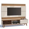Rack com Painel Para TV Classic AD 2.2 Imcal Off White/Freijo