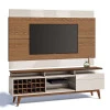 Rack com Painel Para TV Classic Mais AD 1.8 Imcal Freijo/Off White