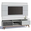 Rack com Painel Para TV Classic AD Mais 2.2 Com LED  Imcal Branco