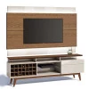 Rack com Painel Para TV Classic Mais AD 1.8 Com LED Imcal Freijo/Off White