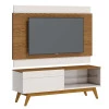 Rack com Painel Para TV 146cm 1 Gaveta Classic 1G 1.4 Imcal Freijo/Off White